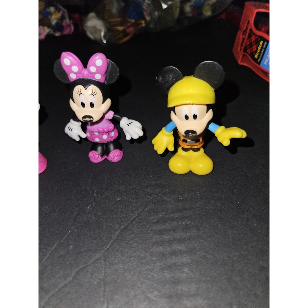 Lot Of 3 Disney Mickey And Minnie Figures Pvc Stand And Sit - Picture 4 of 5